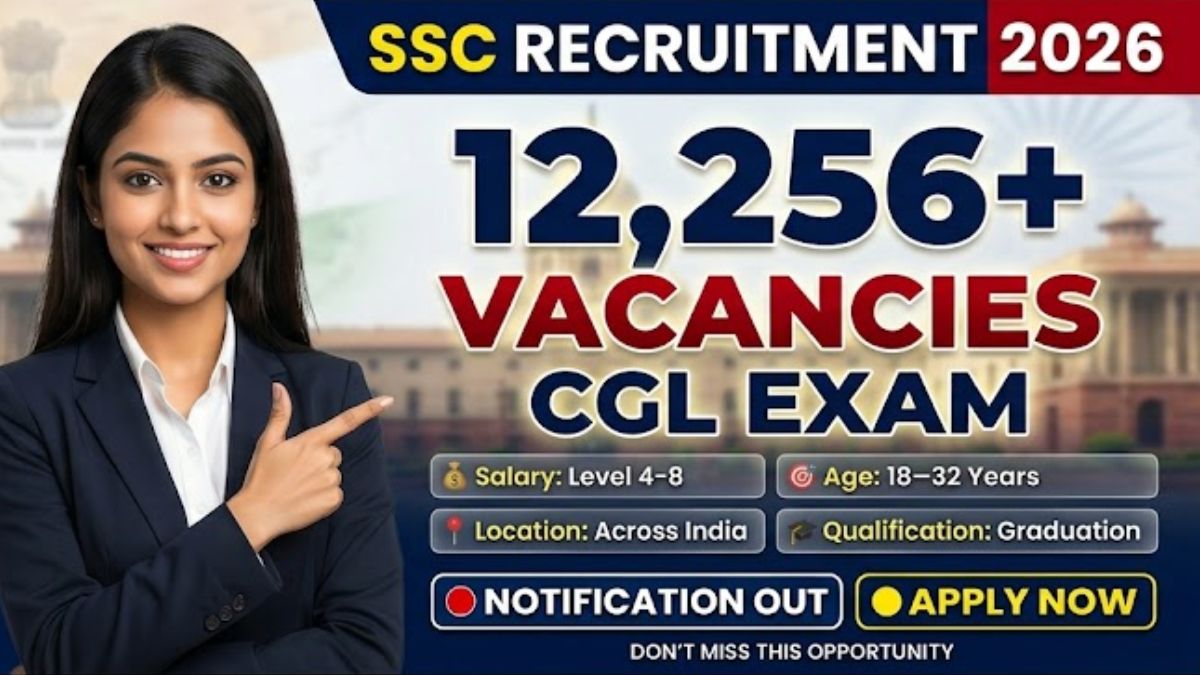 SSC CGL Online Form 2026 (12,256 Posts) – Re-Open